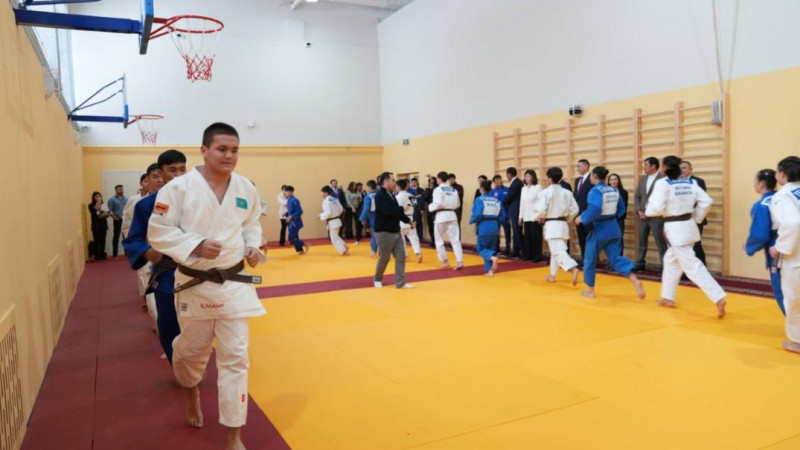 Қазақстанда мектеп ішінен дзюдо залдары желісі ашылды
