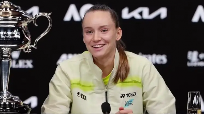 Рыбакинаның сенімді жеңісі жанкүйерлерді тәнті етті