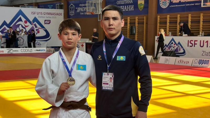 Қазақстандық дзюдошылар бүкіләлемдік гимназияда бір алтын, бір қола алды