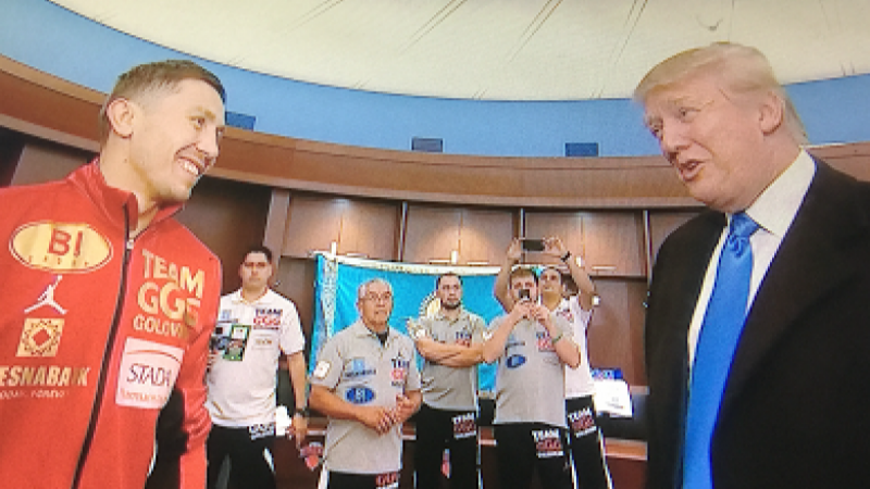 Дональд Трамп Геннадий Головкинмен кездесуі туралы айтты