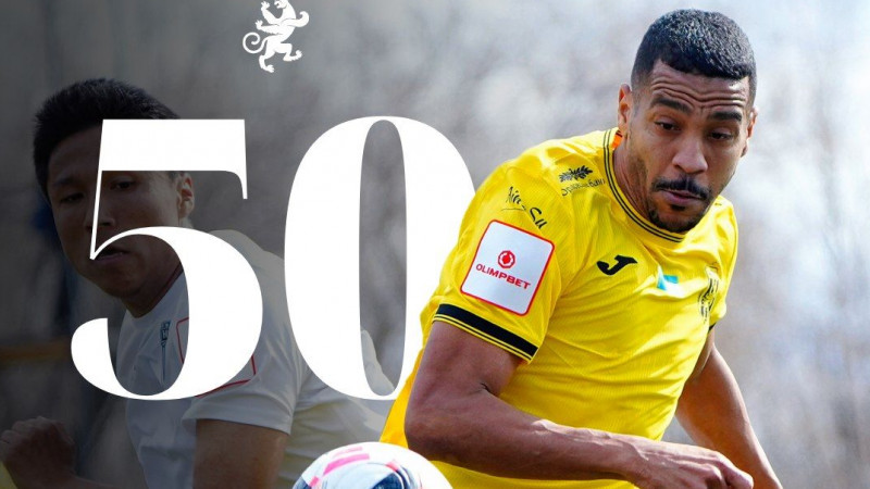 «Жеңістің» бразилиялық шабуылшысы ҚПЛ-да мерейтойлық матчын өткізді