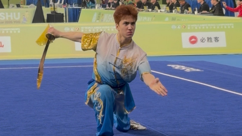 Мухаметов Алижан жастар арасындағы ушу таолу бойынша әлем чемпионатында қола медаль жеңіп алды