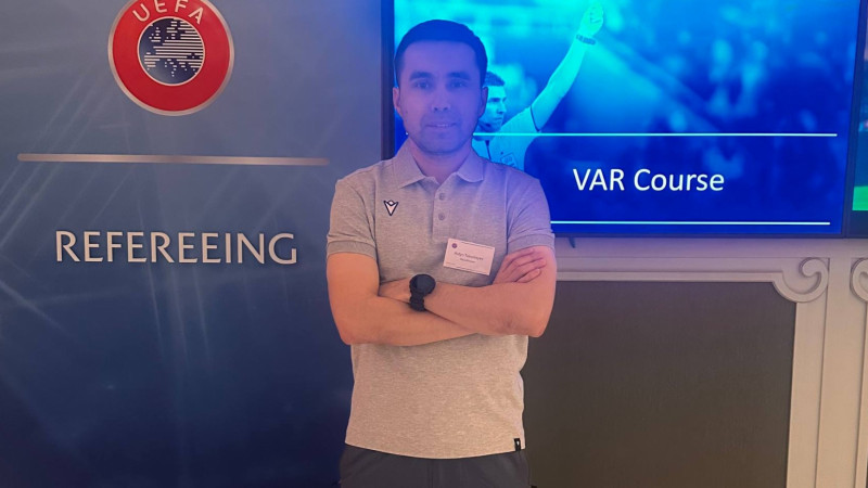 Қазақстандық төреші VAR бойынша УЕФА семинарына қатысты