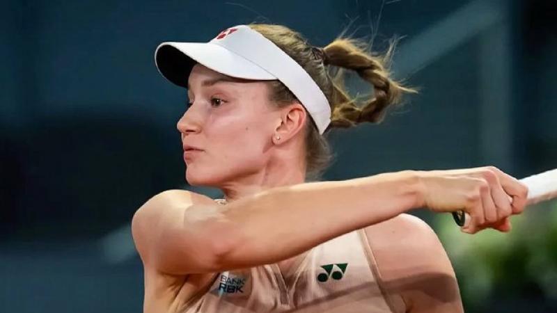  Елена Рыбакина WTA 1000 санатындағы турнирдің үшінші сатысына шықты