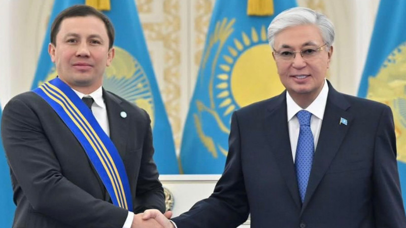 Қасым-Жомарт Тоқаев Геннадий Головкиннің есімі Халықаралық бокс даңқ залына ресми жазылуымен құттықтады