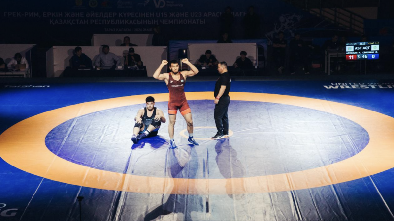 Таразда күрес түрлерінен U15 және U23 арасындағы Қазақстан чемпионаты аяқталды