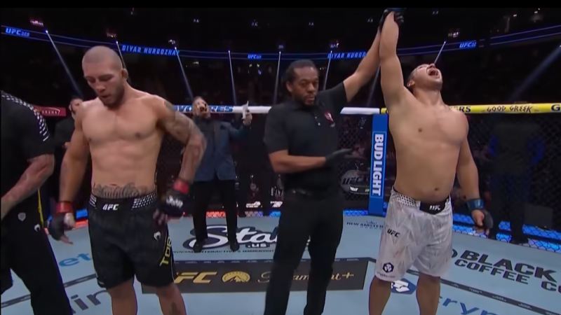 Қазақстандық файтер UFC-де сенсациялық жеңіске жетті