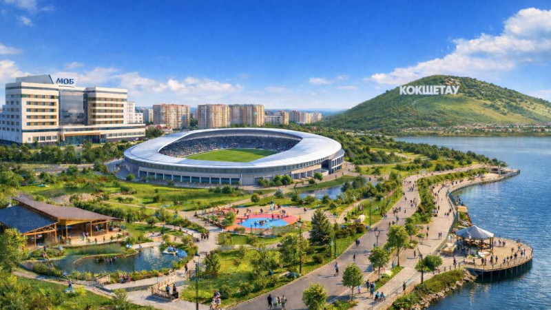 Көкшетаудағы жаңа стадионның жобасы таныстырылды