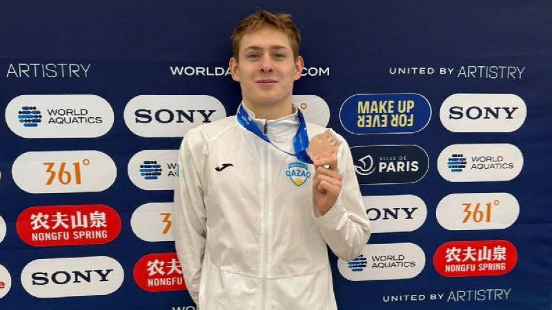 Виктор Друзин көркем жүзуден әлем кубогында жүлде алды