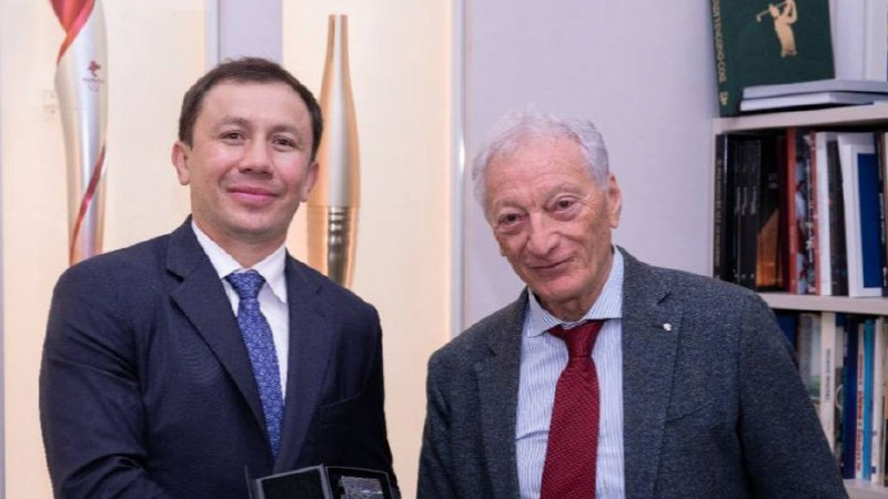 Геннадий Головкин Италия ҰОК басшысымен кездесті