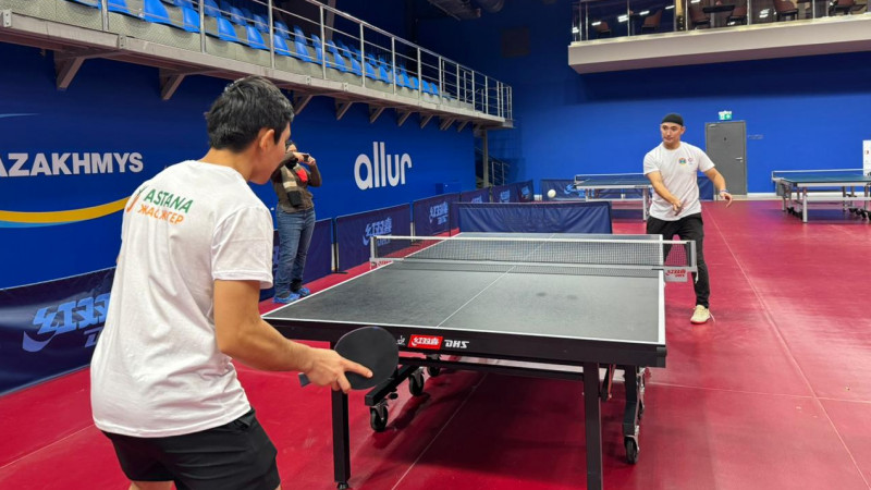 Астанада NEET санатындағы жастар үстел теннисінде бақ сынады