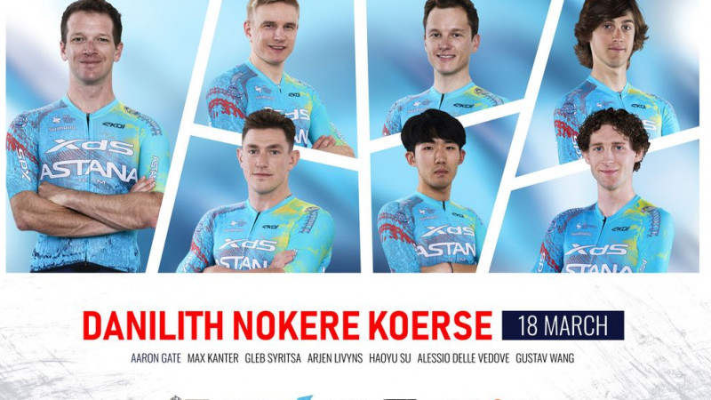 XDS Astana Team командасы Бельгияда «Нокере Корс» жарысына қатысады