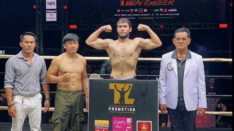 Алмат Жұманов Тайландтағы жекпе-жекте ерте нокаутпен жеңіске жетті