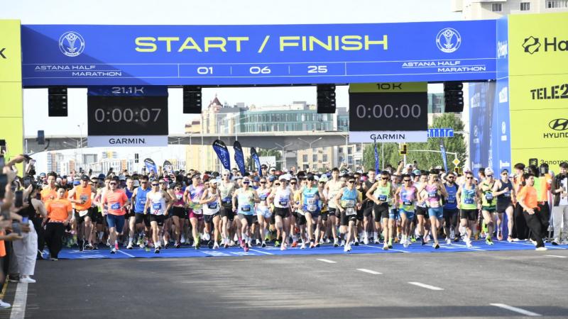 Лондон Олимпиадасының қатысушысы Astana Half Marathon-да топ жарды