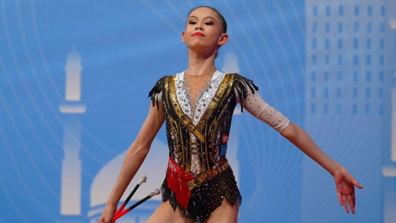 Қазақстандық гимнастка Афинада алтын медаль жеңіп алды