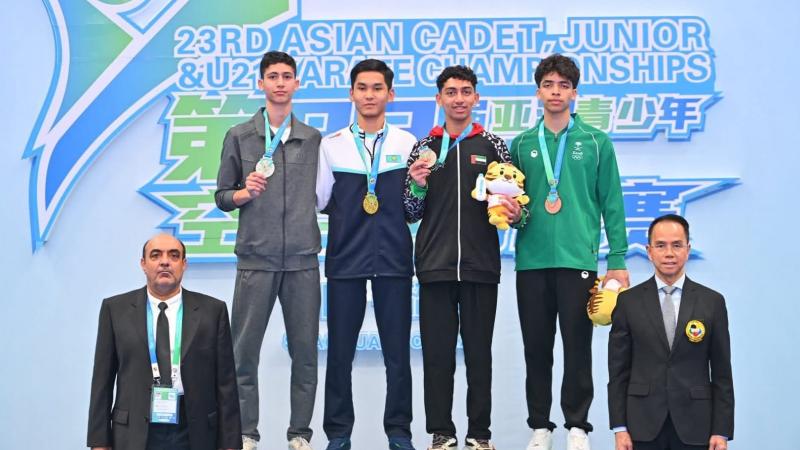 Каратэші Тұрар Қалпақбай Азия чемпионы атанды
