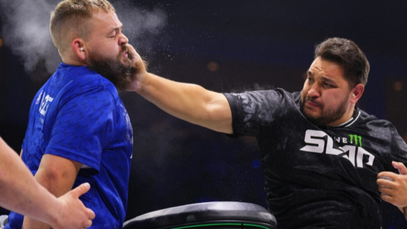 Найманбаев Power Slap рейтингінің үздік үштігіне енді