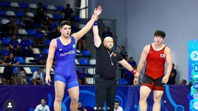 Еркін күрестен әлем чемпионатында Едіге Қасымбек алтын медальға таласады
