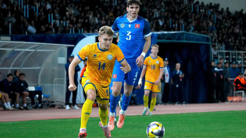 EURO-2027: Футболдан Қазақстан жастар құрамасы Словакияға есе жіберді
