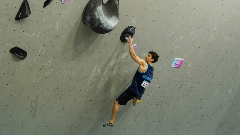 Спорттық құзға өрмелеуден отандастарымыз боулдеринг іріктеуінде сынға түсті