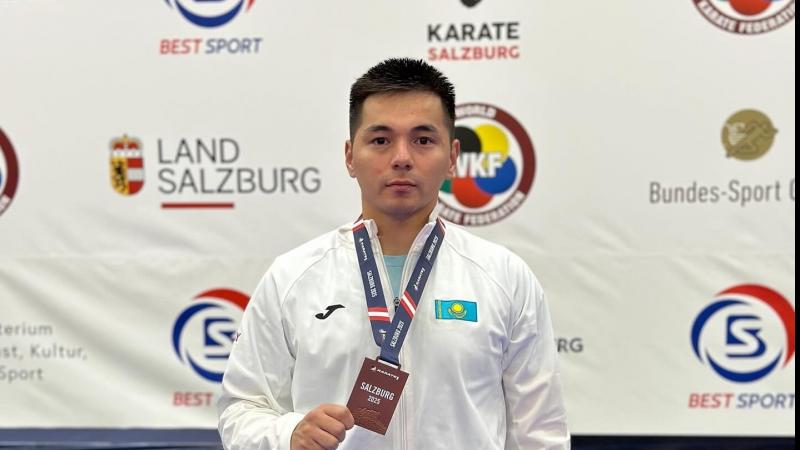 Каратэ спортынан Аустриядағы жарыста Еркінбек Байтөреев қола жүлдегер атанды