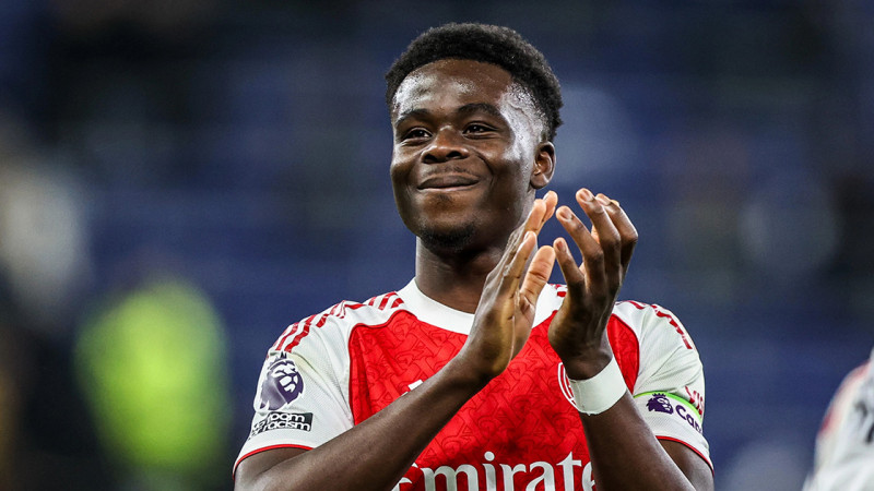  «Арсенал» Букайо Сакамен келісімшартты бес жылға ұзартты