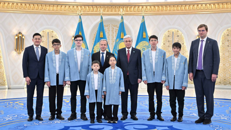 Ел президенті шахматшыларды қабылдады
