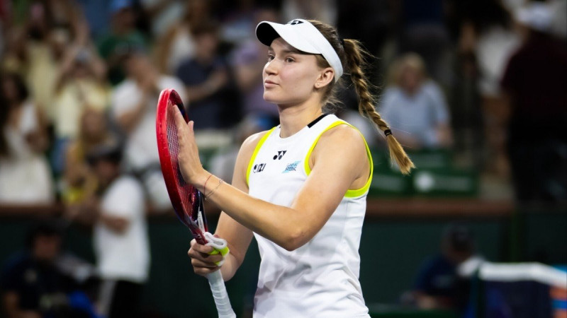 WTA президенті Рыбакинаның жаттығуын жасырын бақылаған