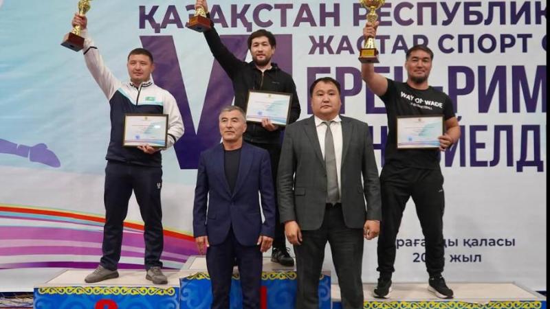Күрес түрлерінен жастар ойындарында Алматы облысы топ жарды