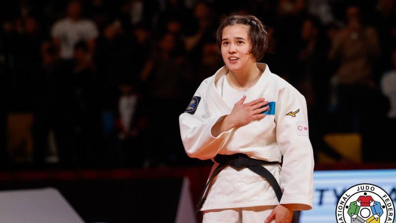 Әлем чемпионаты: Дзюдошы Ғалия Тынбаева жарысты ерте аяқтады