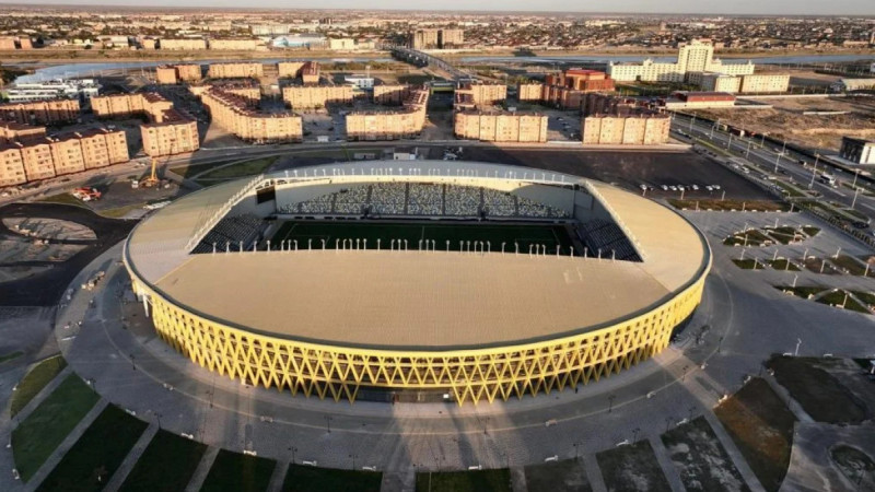 Қызылорда стадионы УЕФА тексерісінен өтті