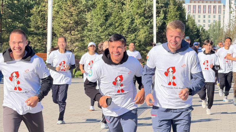 Астанада XX жазғы Азия ойындарына арналған жүгіріс өтті