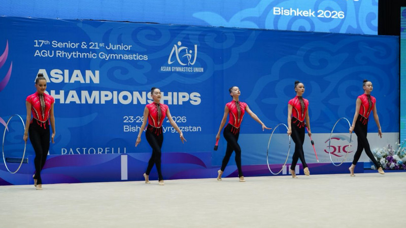 Қазақстан құрамасы көркем гимнастикадан Азия чемпионатында үздік үштікке енді