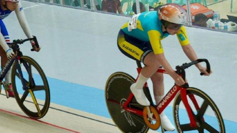 Әлішер Жұмақан велотректен Азия чемпионатында екінші жүлдесін жеңіп алды